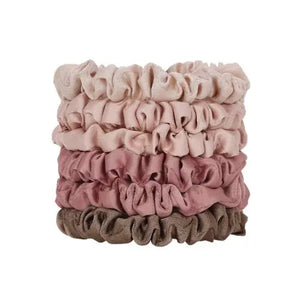 Ultra Petite Satin Scrunchies Terracotta
