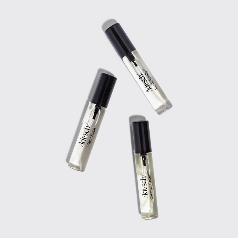 Kitsch Vanilla Vault Hair Perfume Trio Set, set van drie haarparfums met vanillegeuren