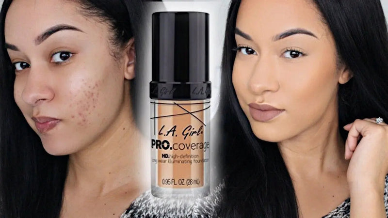 LA Girl HD Liquid Foundation GLM654 Coffee, vloeibare foundation met medium tot volle dekking, foto 3 van 3