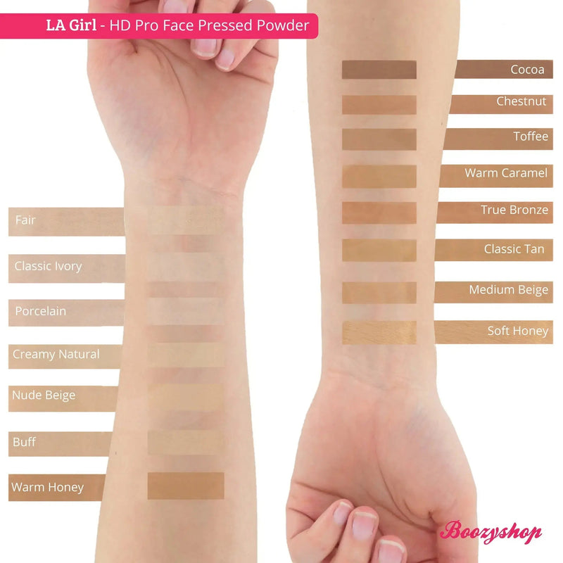 LA Girl Pressed Powder GPP608 Soft Honey, langhoudend poeder voor een matte finish