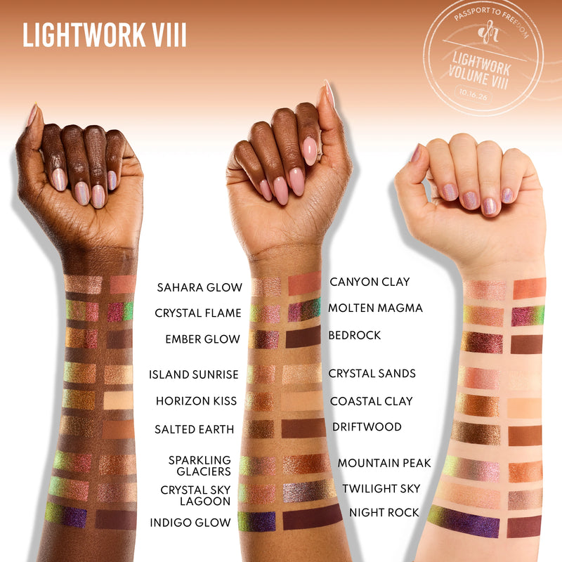 Danessa Myricks Beauty Lightwork Palette VIII Freedom Palette, oogschaduwpalette met 18 tinten