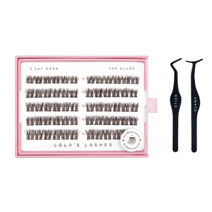 Dark Cocoa Pre Glued Lashes Set