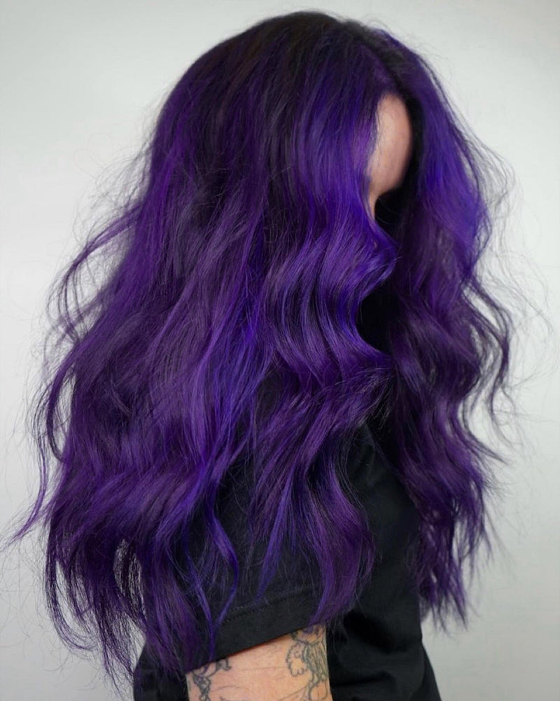 Lunar Tides Semi Permanent Hair Color Dark Violet, semi-permanente haarverf donkerpaars, foto 4 van 9