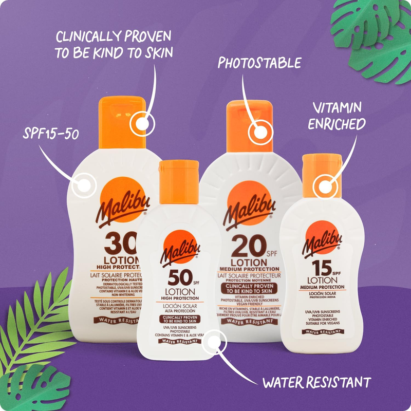 Malibu Suncare SPF 30 Lotion 200 ml.