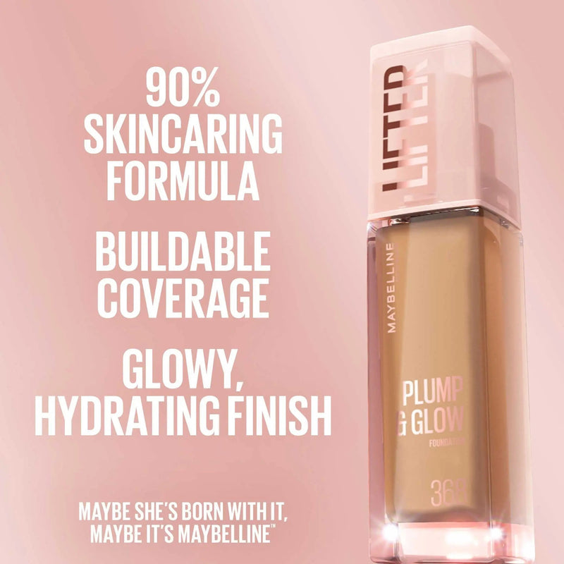 Maybelline Lifter Plump & Glow Foundation 220, plumping en glow foundation, foto 6 van 6
