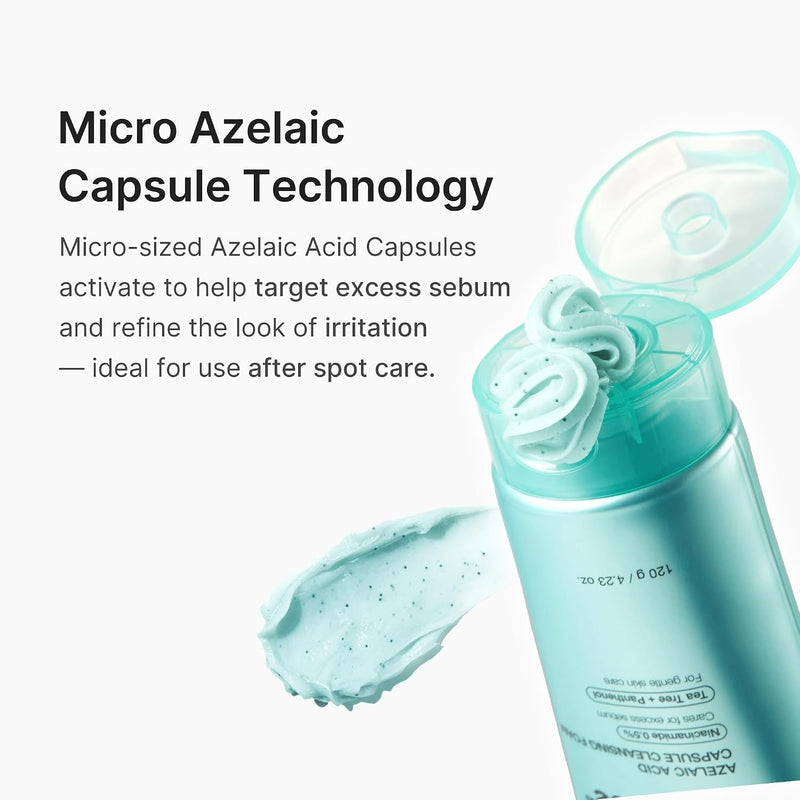Medicube Azelaic Acid Capsule Cleansing Foam, een reinigingsschuim voor de vette en onrustige huid