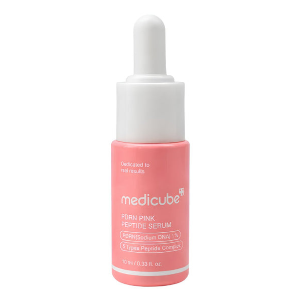 Medicube Pdrn Pink Peptide Serum, lichtgewicht serum voor huidvernieuwing en elasticiteit