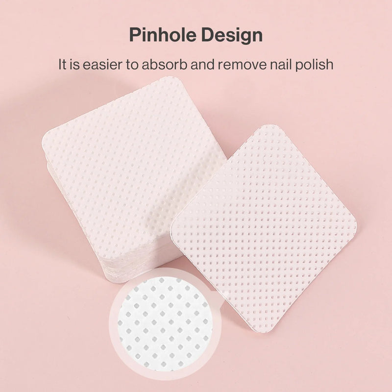 MelodySusie 500 Pcs Lint Free Nail Wipes
