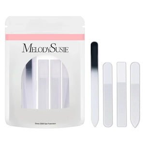 Double Sided 360 Grit Glass Nail File Set 4Pcs