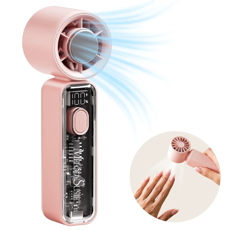 MelodySusie P-ARTF13 Mini Nail Fan Pink