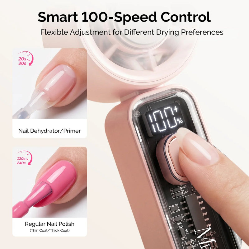 MelodySusie P-ARTF13 Mini Nail Fan Pink