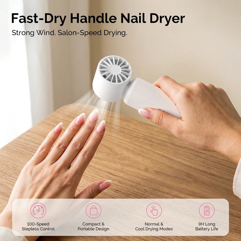 MelodySusie P-ARTF13 Mini Nail Fan White