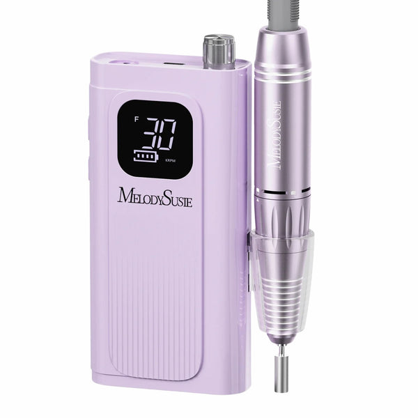 MelodySusie SC300F Clip On Rechargeable Nail Drill 30.000RPM Purple
