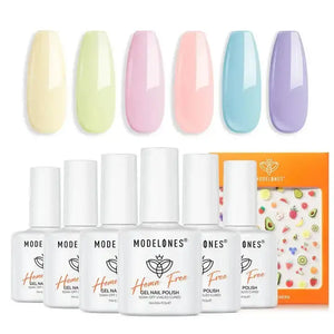 Gel Nail Polish Set Easter Picnic