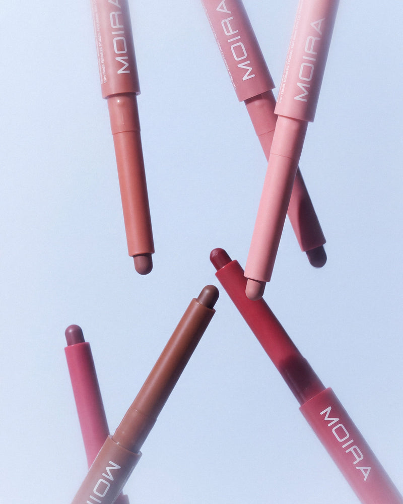 Moira Blur Lip Contour Liner 009 Peony, romige lipliner met blurring effect, foto 7 van 7