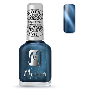 Stamping Nail Polish Cat Eye SP33 Magnetic Blue
