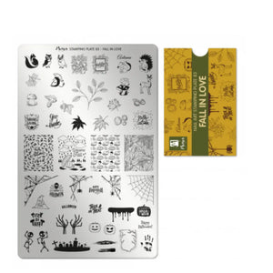 Stamping Plate No. 83 Fall In Love