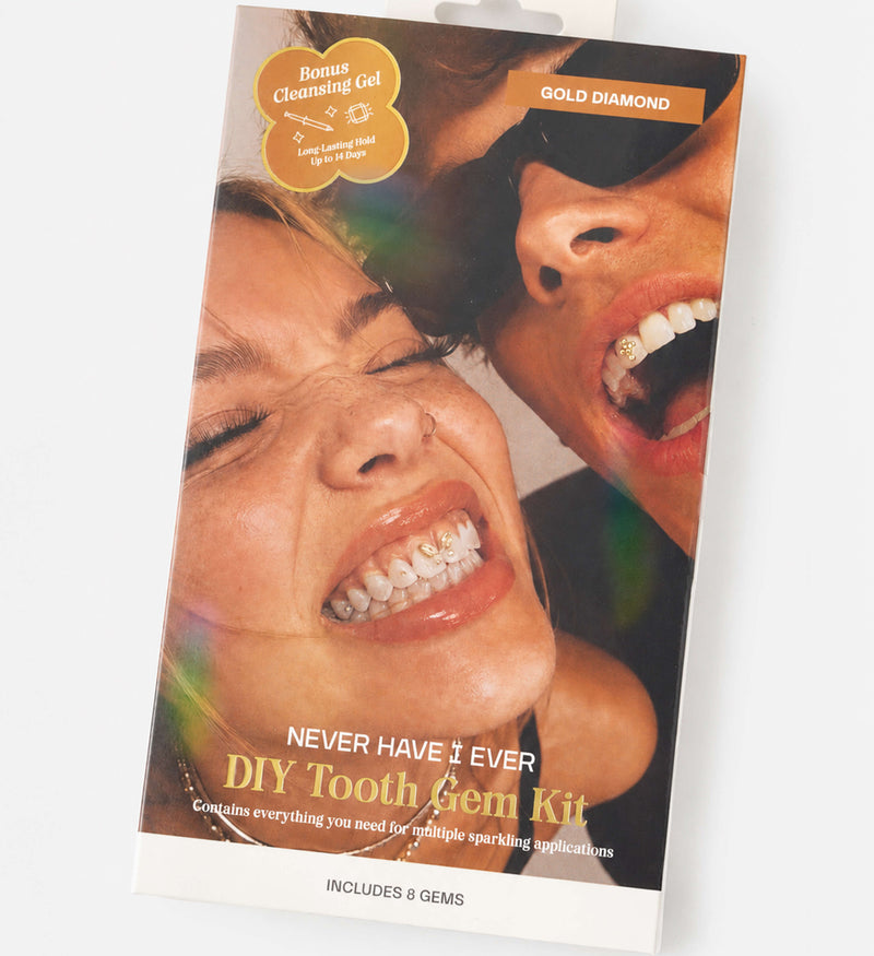 Never Have I Ever Gold Diamond DIY Tooth Gem Kit