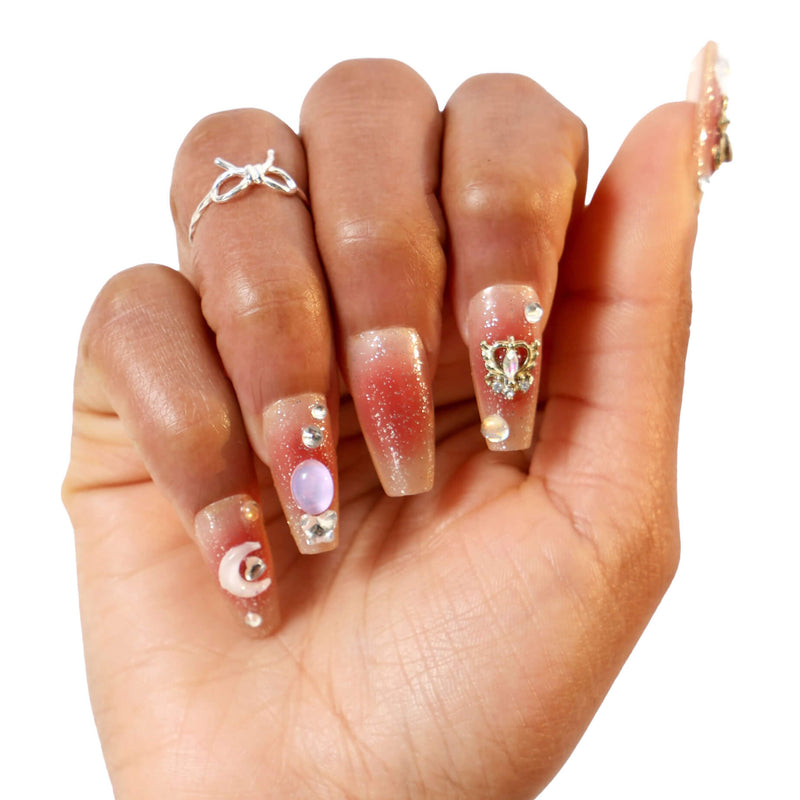 Never Have I Ever Press-On Nails Celestial Moon