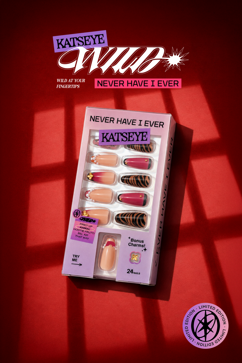 Never Have I Ever Press-On Nails Katseye Animal