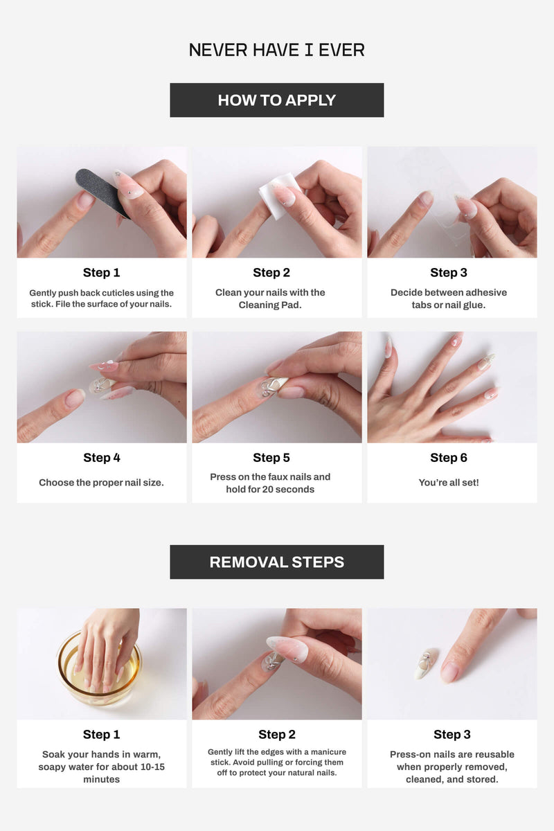 Never Have I Ever Press-On Nails Katseye Animal