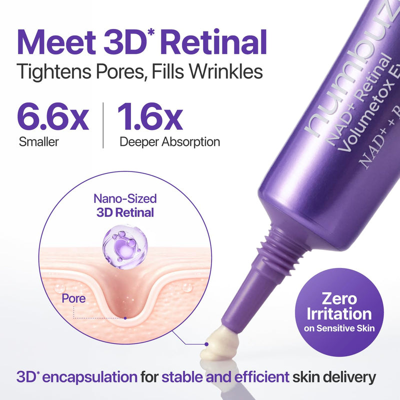 Numbuzin No.9 NAD+ Retinal Volumetox Eye Cream 20 ml.