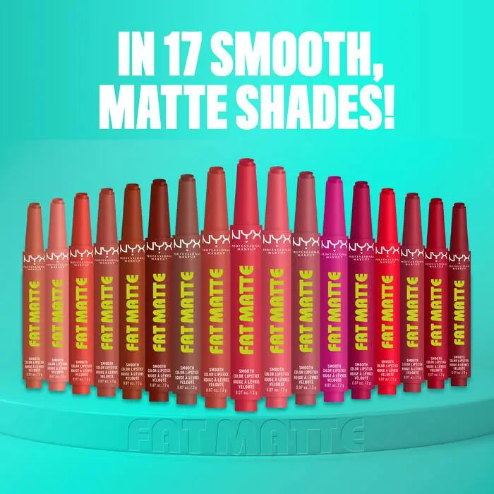 NYX Professional Makeup Fat Matte Smooth Color Lipstick Toasty Taupe