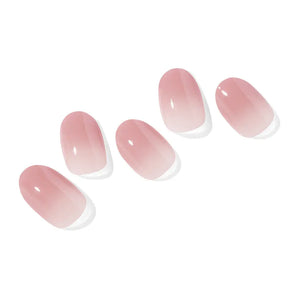 Semi Cured Gel Nail Strips Milk Rose