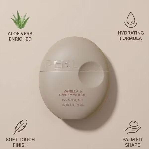 Pebl Hair & Body Mist Vanilla & Smoky Woods 5