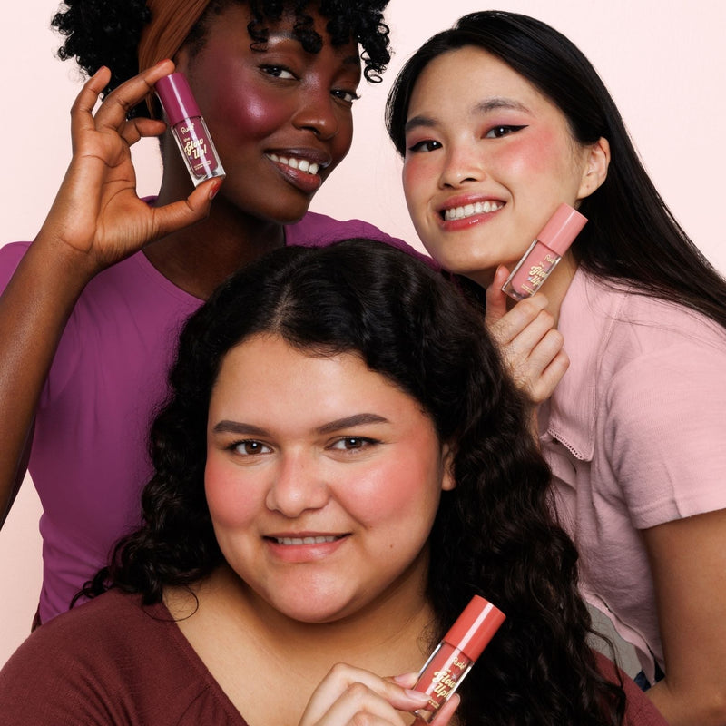 Rude Cosmetics The Glow Up! Illuminating Serum Blush Velvet Glam, vloeibare serum blush met gloed, foto 3 van 7