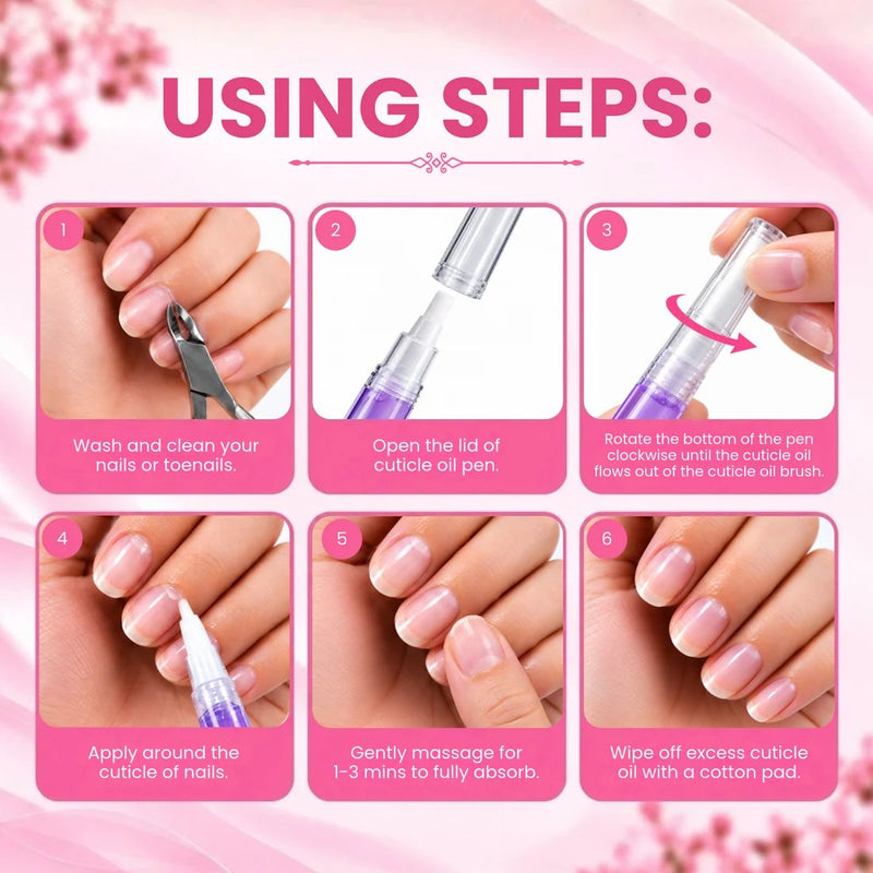Secret Nails Secret Nail Care Pen Cuticle Oil, verzorgende nagelriemolie in penvorm, foto 5 van 6