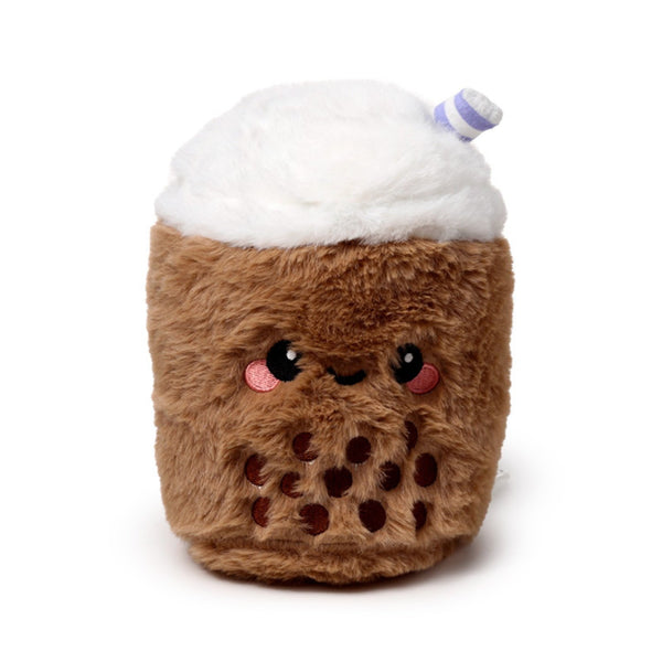 Squishy Bubble Tea Foodiemals Microwavable Plush Lavender Heat Pack, zachte knuffel