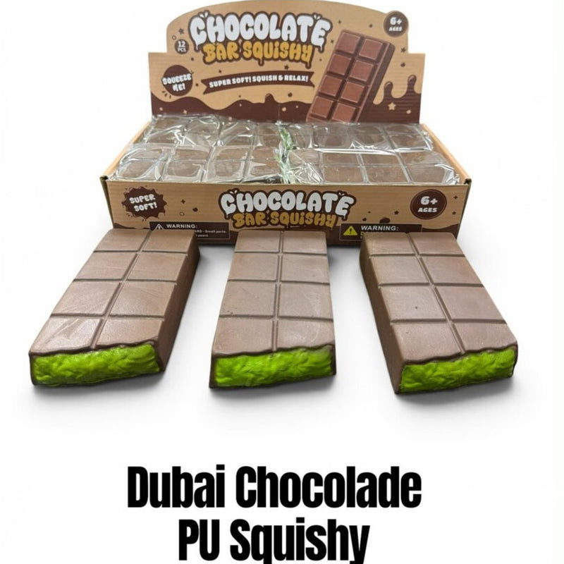 Squishy Dubai Chocolate Bar Squishy