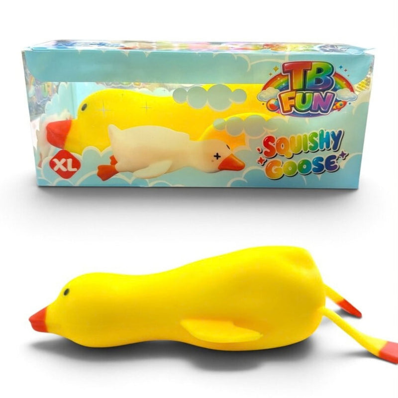 Squishy Goose Squishy XL, extra grote squishy in de vorm van een gans