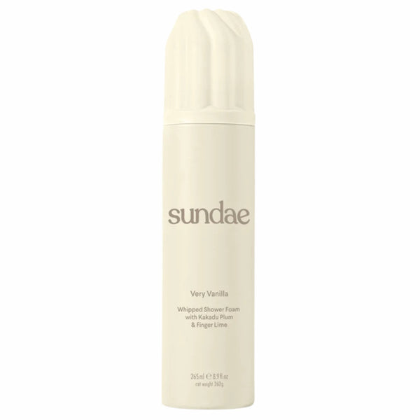 Sundae Whipped Shower Foam Very Vanilla, luchtige body wash met vanillegeur