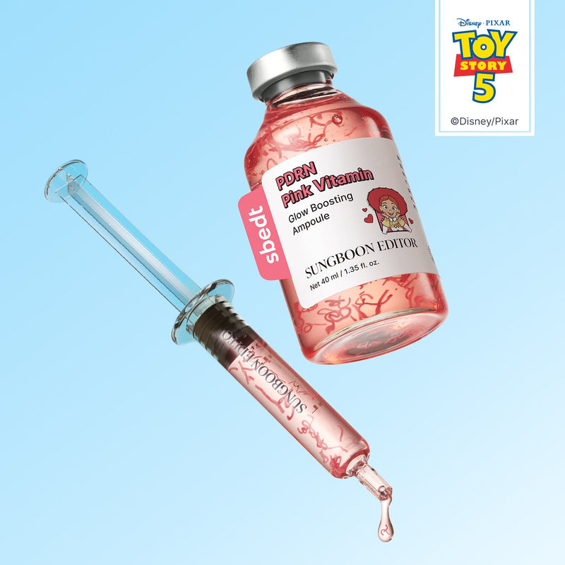 Sungboon Editor X Toy Story Pink Pdrn Glow Boosting Ampoule 9