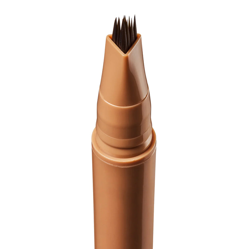 Trouble Maker Fluffer Brow Brush Natural Brow Pen Light Brown, wenkbrauwpen met borstelpunt, foto 3 van 4