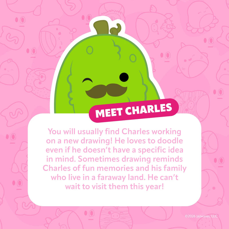 Trouble Maker X Squishmallows Charles The Pickle Better Work Setting Mist With Snug