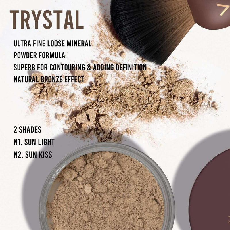 Vita Liberata Kabuki Brush for Trystal Minerals, zachte kwast voor poederproducten, foto 2 van 3