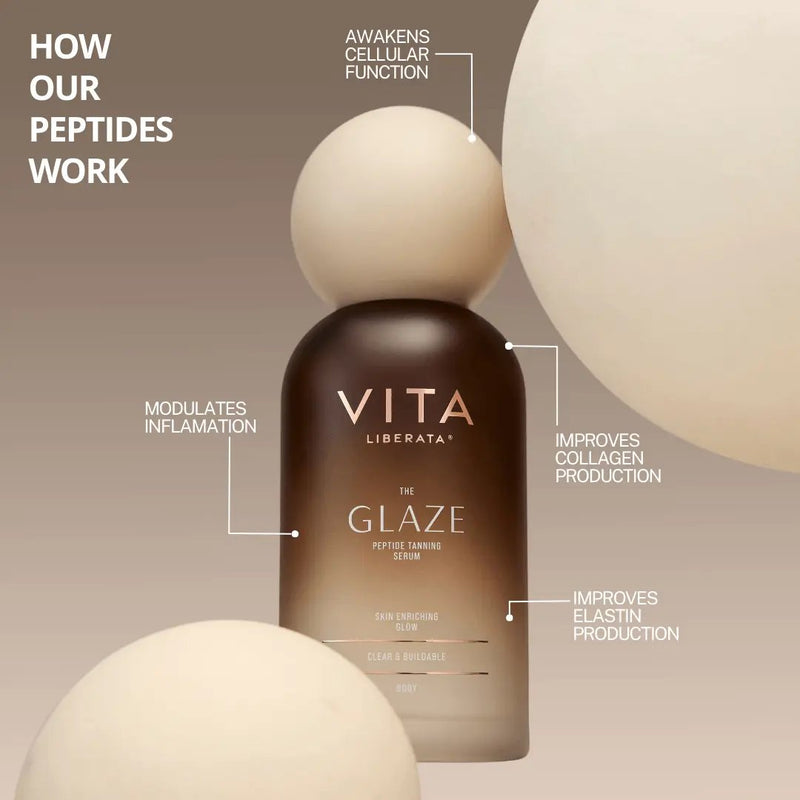 Vita Liberata the Glaze Peptide Tanning Serum Body, zelfbruinerserum voor het lichaam, foto 7 van 10
