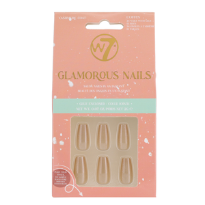 Glamorous Press-On Nails Cashmere Coat