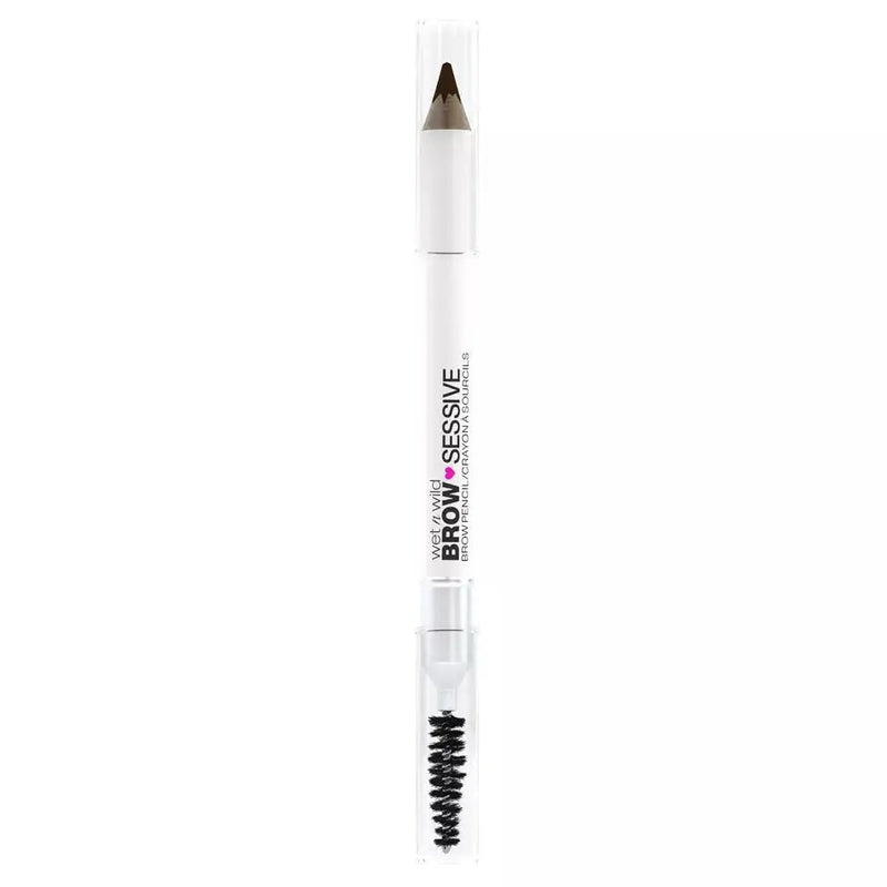 Wet n Wild Brow Sessive Brow Pencil Dark Brown, wenkbrauwpotlood met spoolie voor het bijtekenen van wenkbrauwen