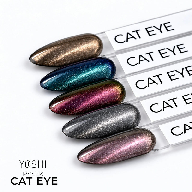 Yoshi Cat Eye Dust 4, nagelpoeder voor cat eye en holografische effecten, foto 5 van 7