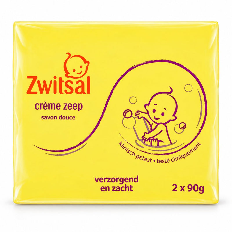 Zwitsal Cream Bar Soap 2 Pack 1