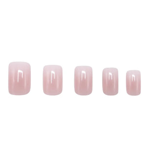 Press On French Nails Ombre Soft Pink