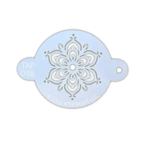 Face Painting Stencil Full Henna Fancy Flower