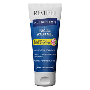 No Problem Facial Wash Gel AHA-BHA-PHA Acids and Tea Tree
